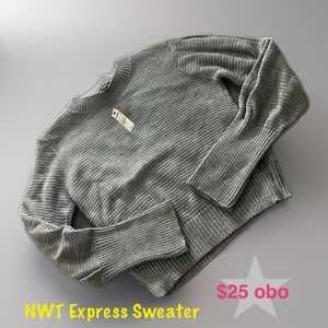 NWT Express Cropped Sweater SZM